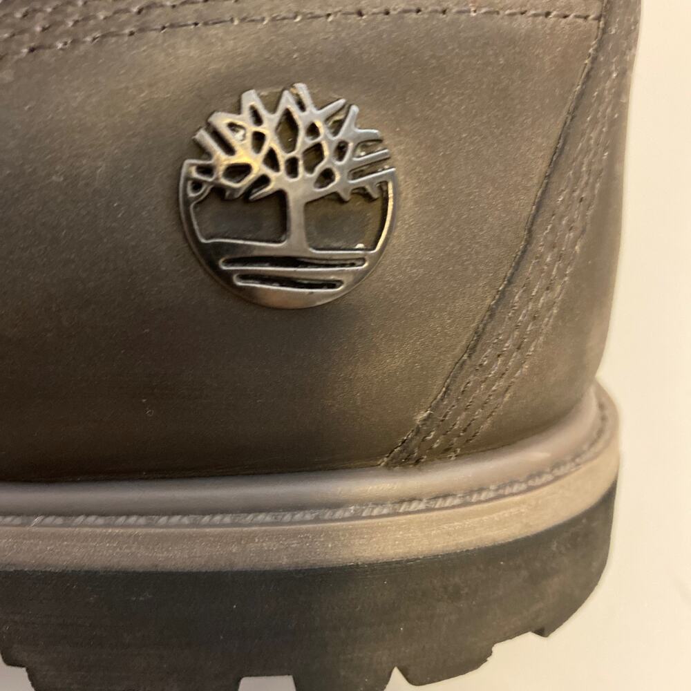 Timberland Premium Leather 6-Inch Waterproof Boots Gray Primaloft 200 Gram - Picture 9 of 14